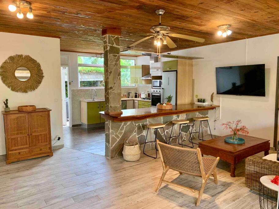 Teavaro Villa Hoama Lodge Moorea מראה חיצוני תמונה