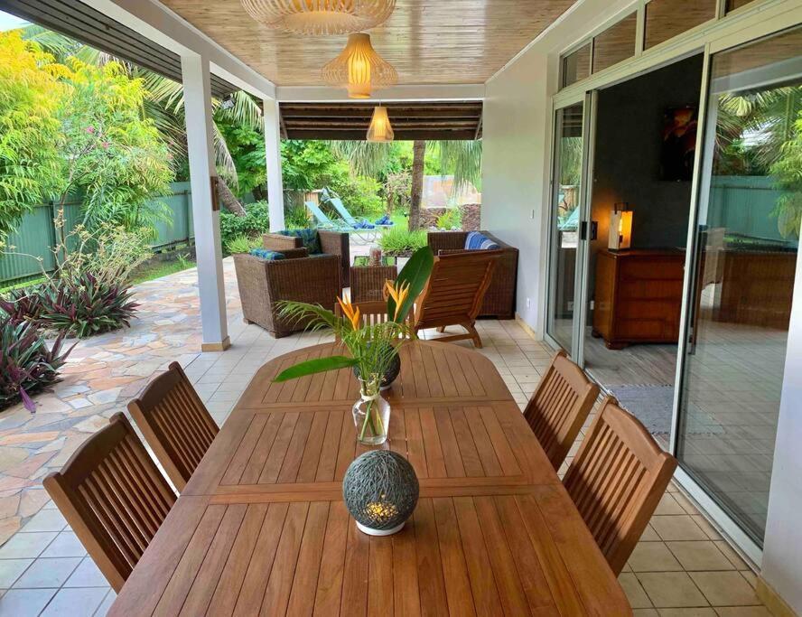 Teavaro Villa Hoama Lodge Moorea מראה חיצוני תמונה