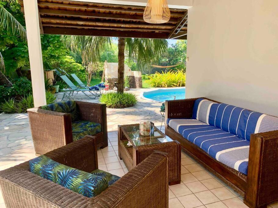 Teavaro Villa Hoama Lodge Moorea מראה חיצוני תמונה