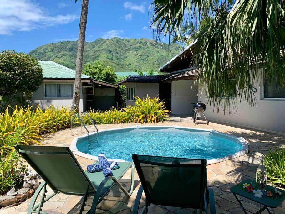 Teavaro Villa Hoama Lodge Moorea מראה חיצוני תמונה